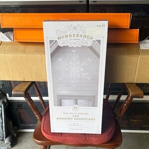 Target Wondershop Cool White LED Hanging Snowflake